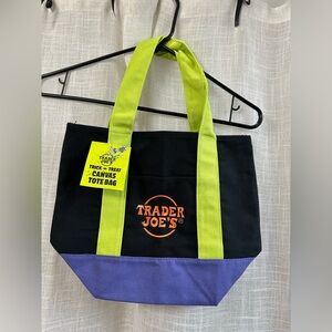 Trader Joe's Tri-Color Mini Tote Bag (trick or treat)